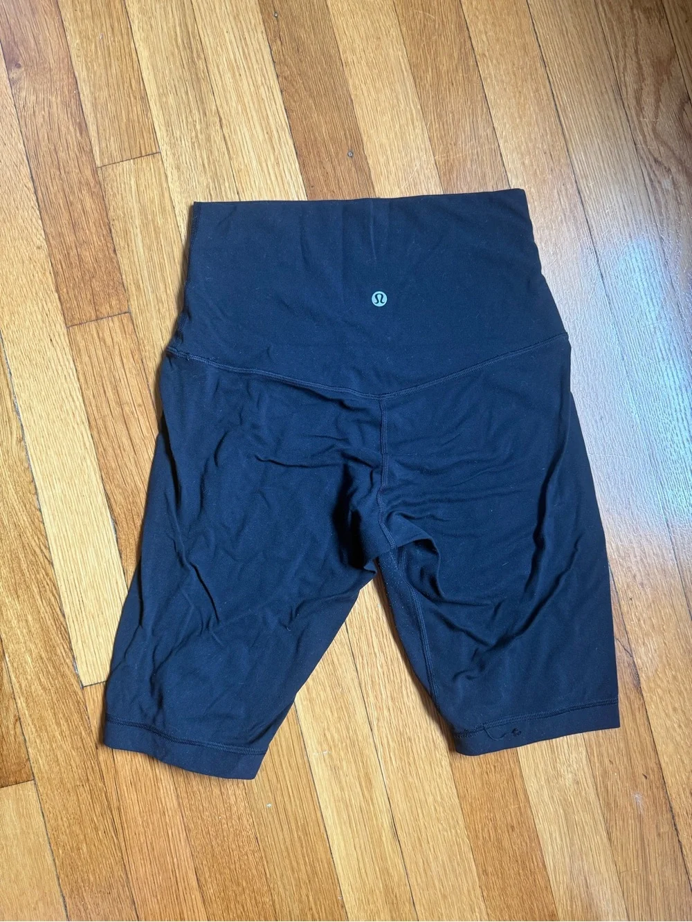 lululemon athletica Black High-Rise Bike Shorts 10” inseam